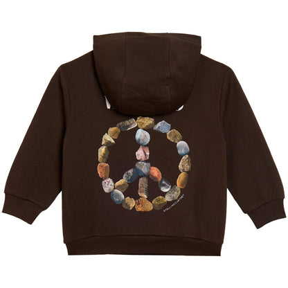 Kids Zipped Hoodie Peace