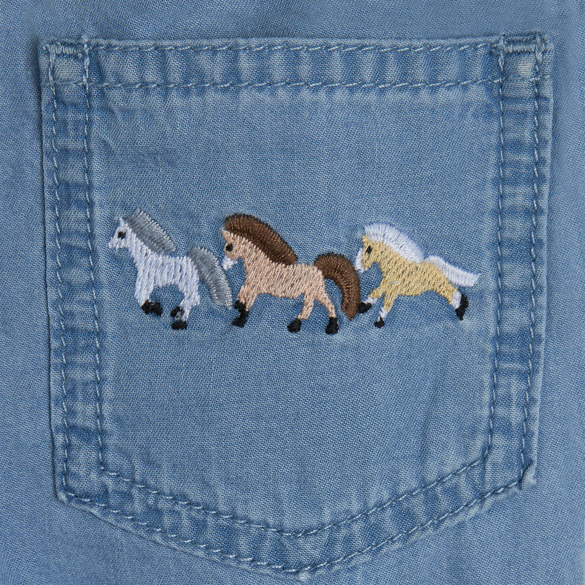 62B.TZ6040_Z0161_600 # Βρεφικό Τζιν Παντελόνι Horses