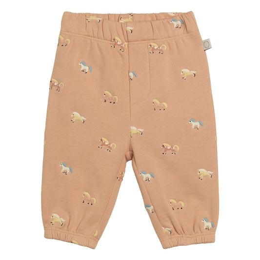 Baby Sweatpants Horses Pink