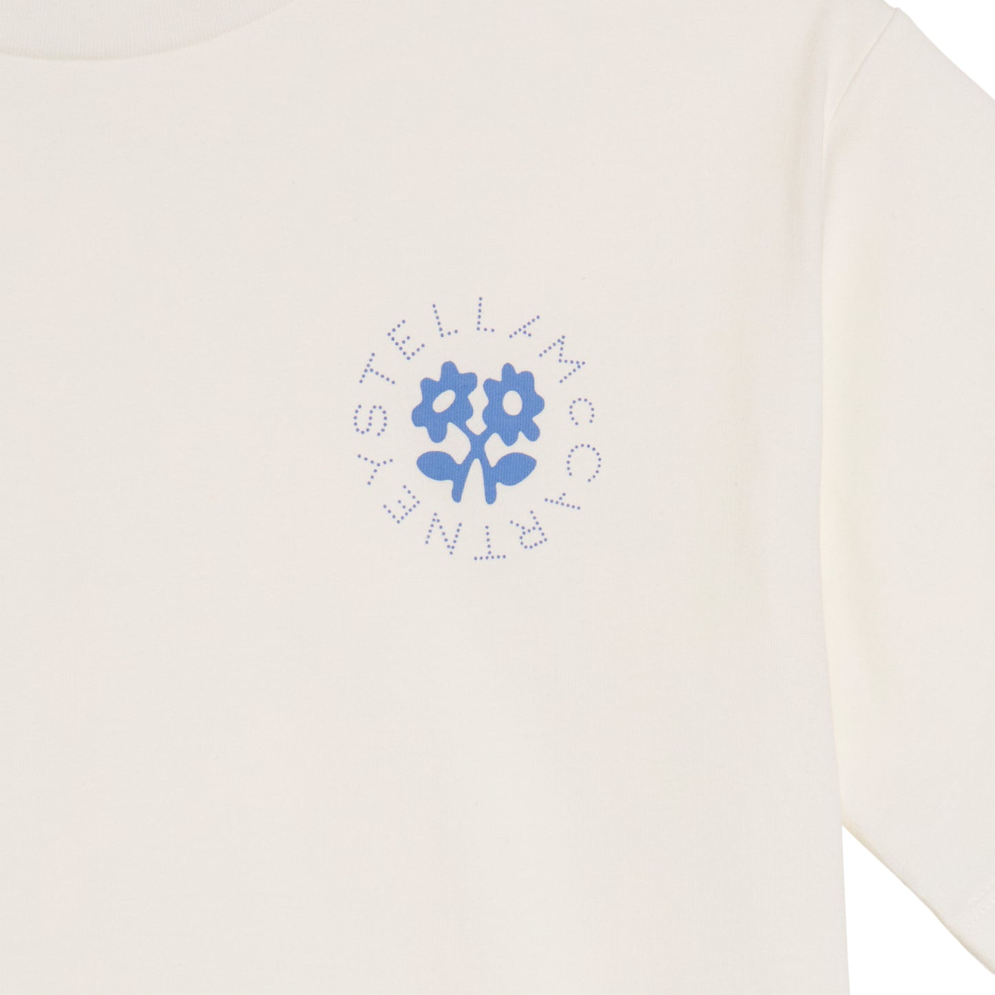 62B.TZ8A01_Z3772_101 # Παιδική Μπλούζα T-shirt Cropped Blue Flower