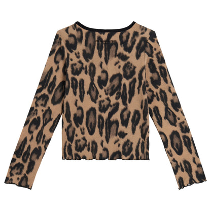 62B.TZ8D30_Z4038_132MC # Παιδική Μακρυμάνικη Μπλούζα Leopard