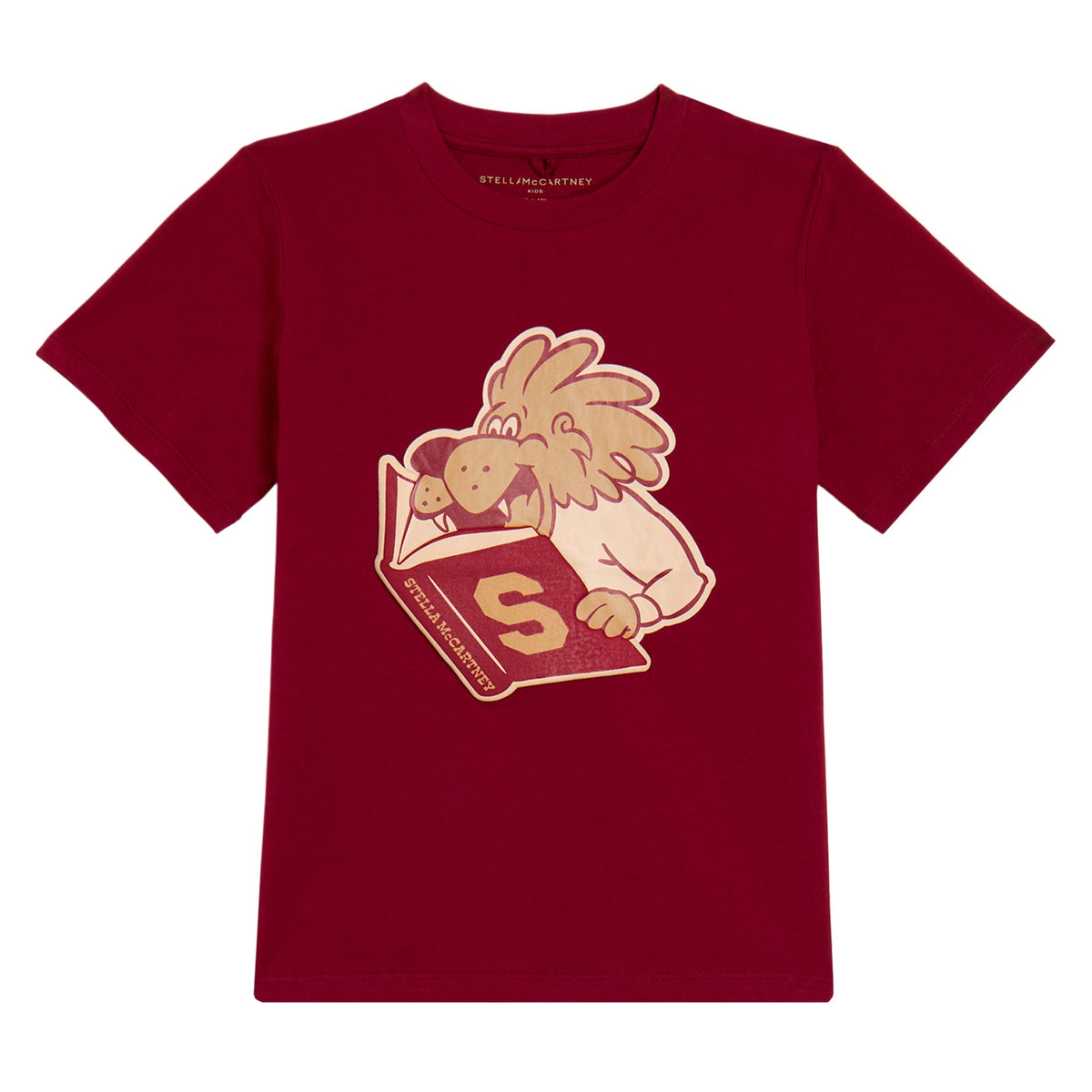 Kids T-Shirt Burgundy Lion