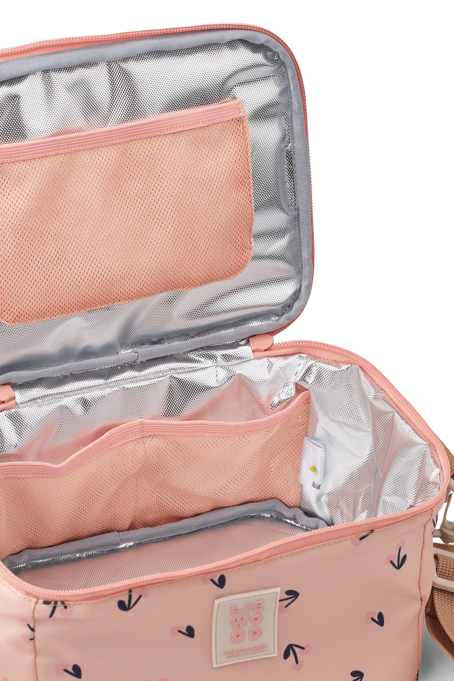 99.LW20235_2785 #  Ισοθερμική Τσάντα Φαγητού Toby Cherry Heart Rosey