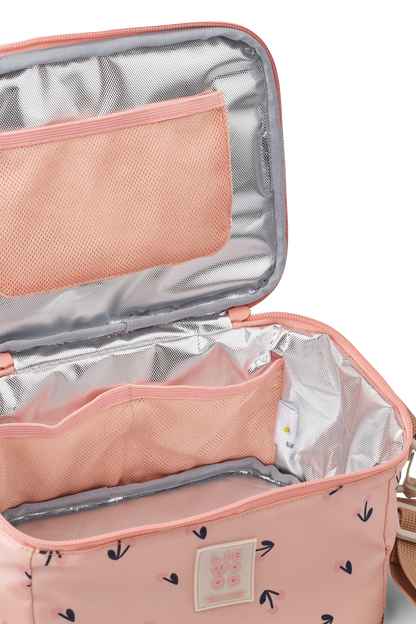 99.LW20235_2785 #  Ισοθερμική Τσάντα Φαγητού Toby Cherry Heart Rosey