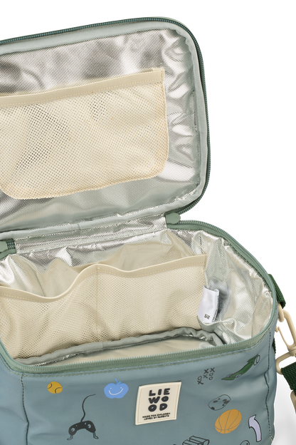 99.LW20235_2789 # Insulated Lunch Bag Toby Play Dusty Peppermint