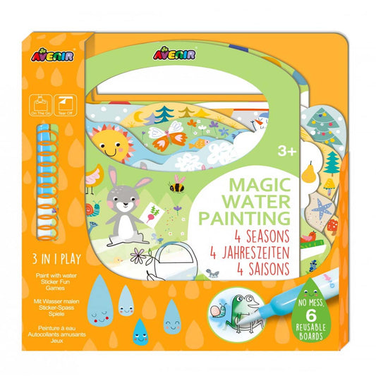 Μπλοκ Ζωγραφικής Magic Water Painting 4 Seasons