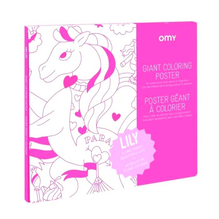 Color-in Αφίσα Μονόκερος Lilly