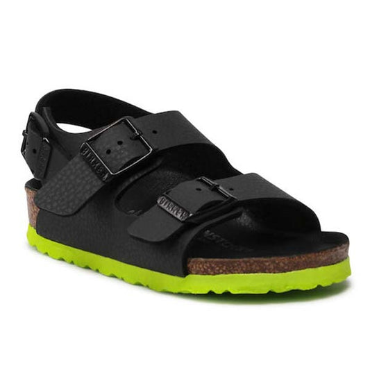 Παιδικό Σανδάλι Milano Desert Soil Black Lime