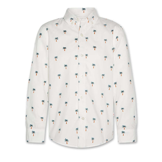 Παιδικό Πουκάμισο Axel Palm Λευκό