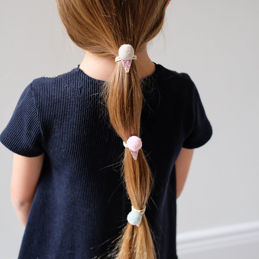 Σετ Παιδικά Λαστιχάκια Μαλλιών Ice Cream