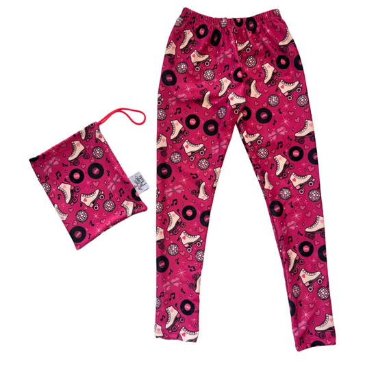 62A.mf016 # Παιδικό Κολάν Roller Dark Pink