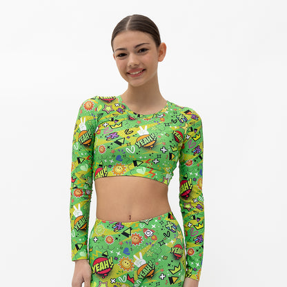 52B.VW-LSTOP-BOROLA # Παιδική Αθλητική Μακρυμάνικη Μπλούζα Borola