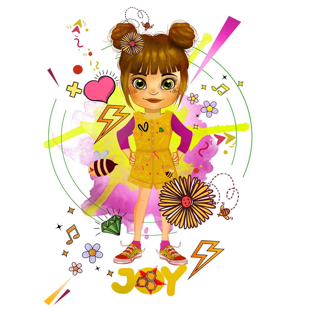 52B.VW-TSH-JOY # Παιδική Μπλούζα T-Shirt Joy