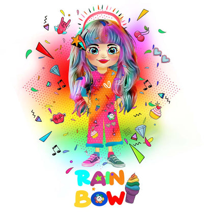 52B.VW-TSH-RAINBOW # Παιδική Μπλούζα T-Shirt Rainbow