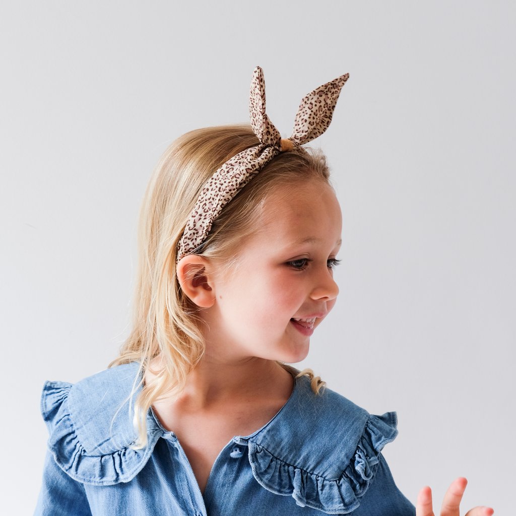 Παιδική Στέκα Μαλλιών Leopard Bunny
