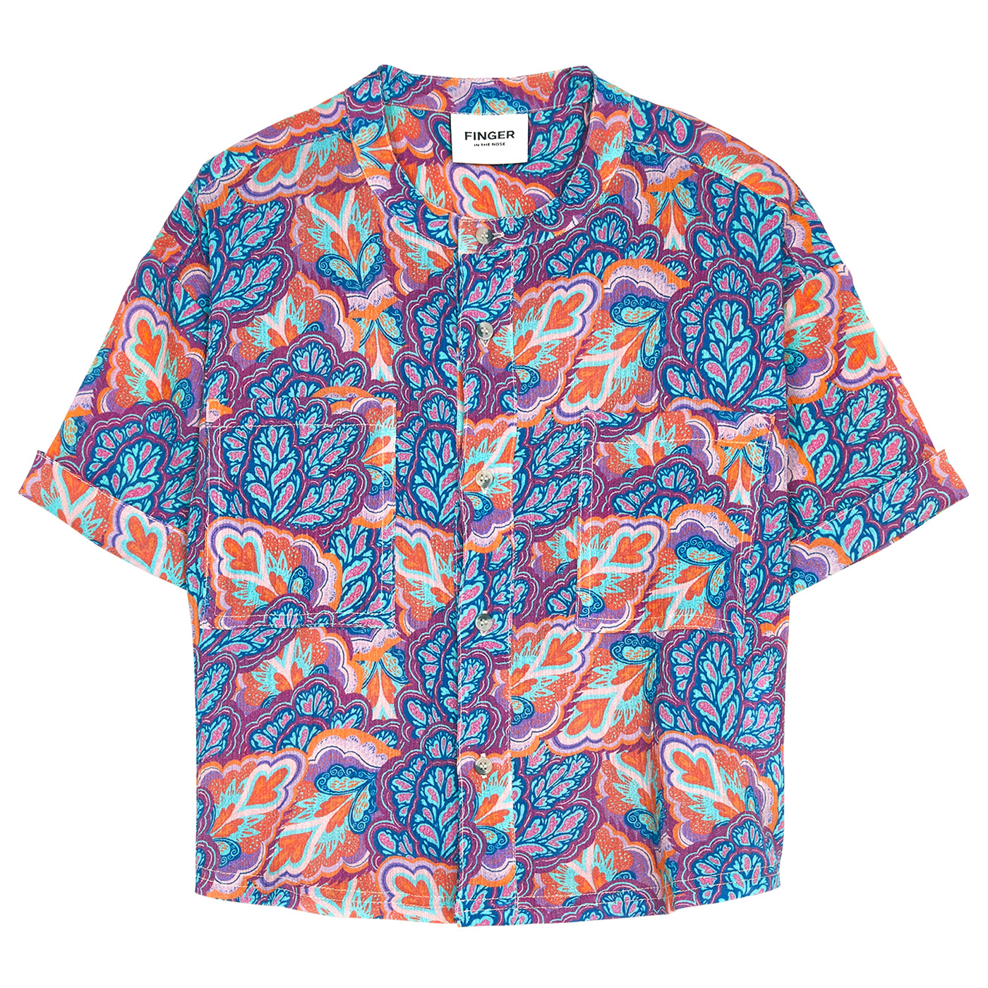 Παιδικό Πουκάμισο Oversized Wonder Multicolor Coral