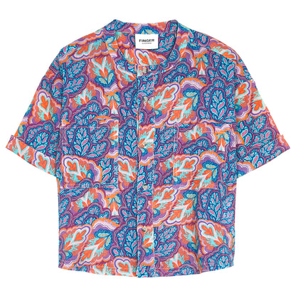 Παιδικό Πουκάμισο Oversized Wonder Multicolor Coral