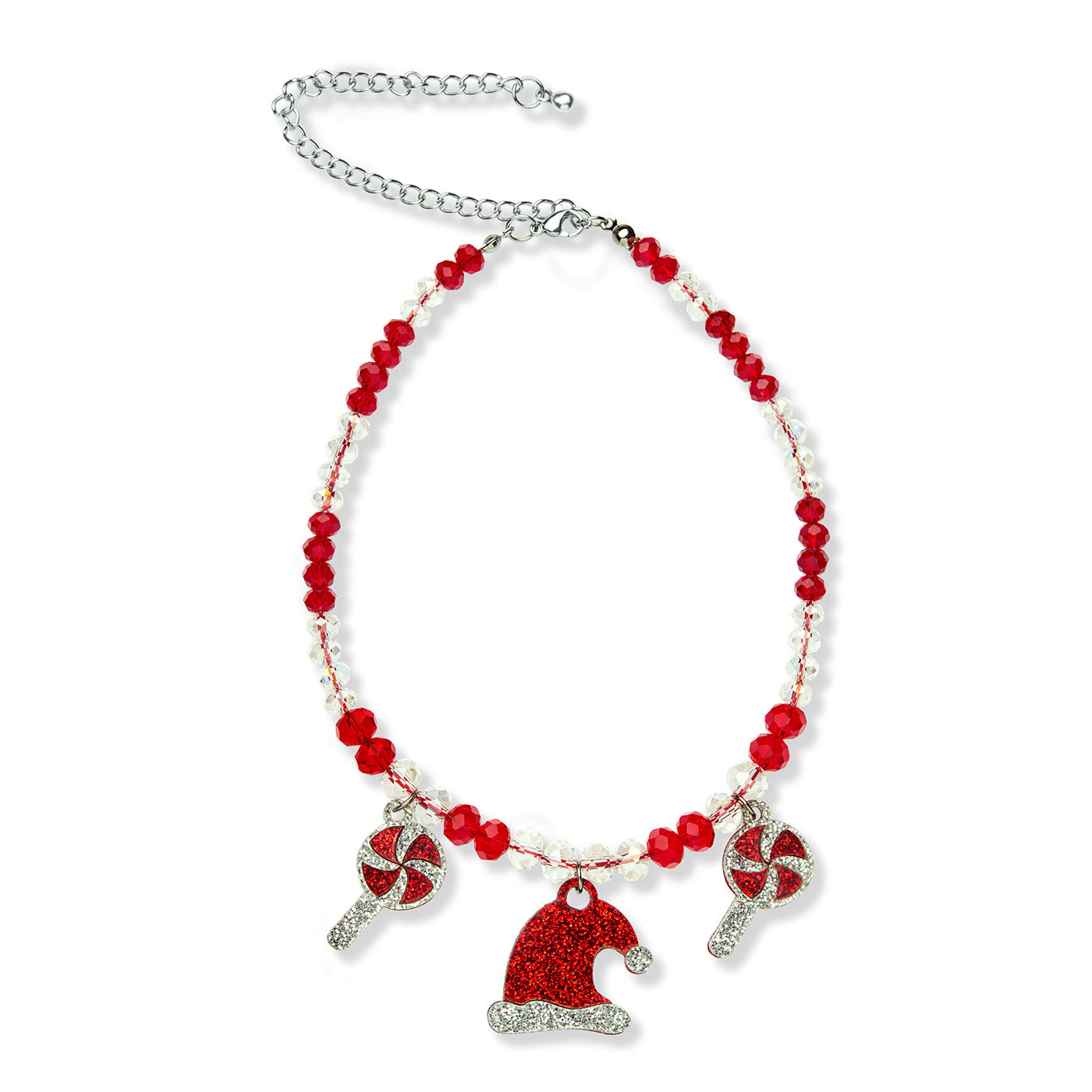 Kids Christmas Santa Necklace