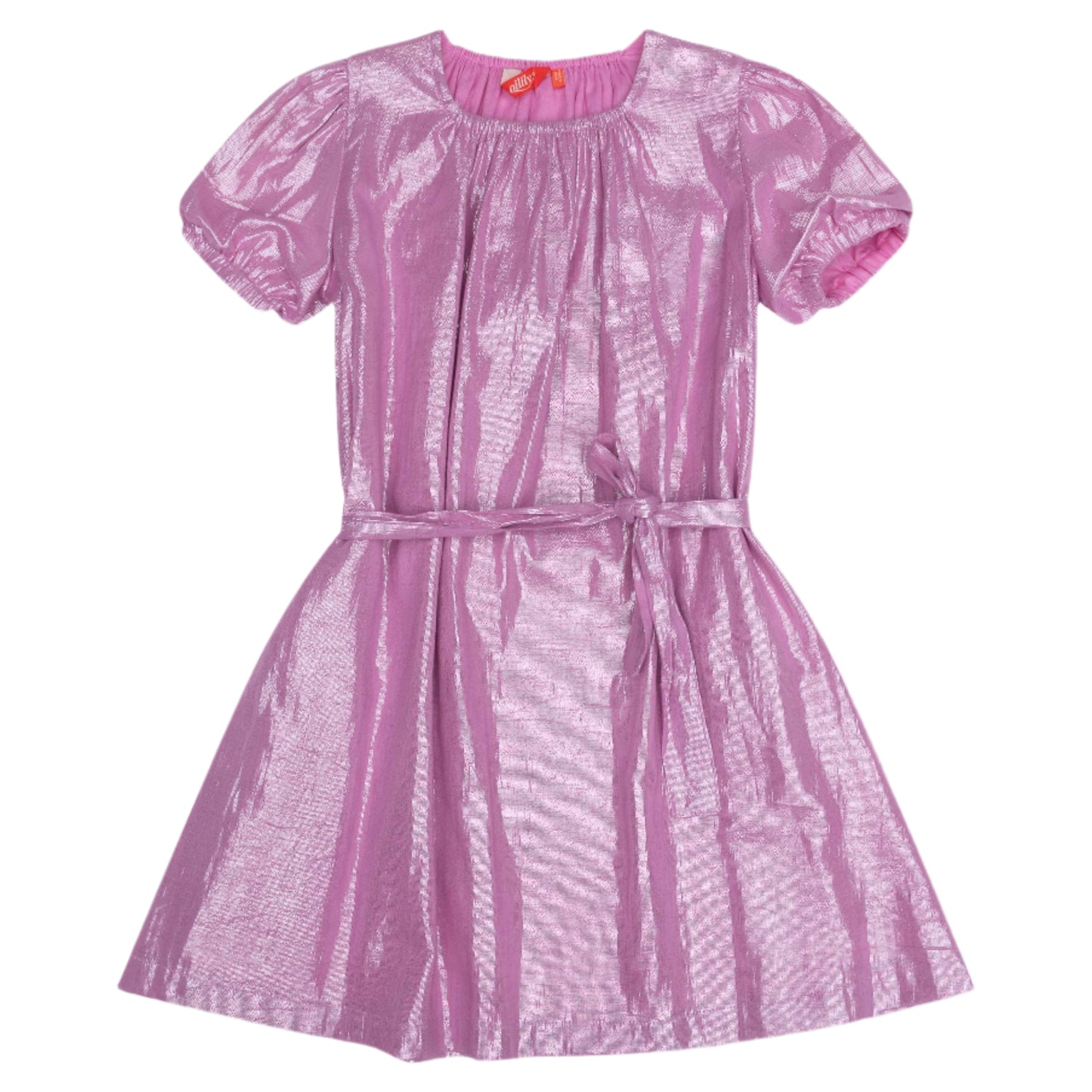 52A.YS25GDR213 # Παιδικο Κοντομάνικο Φόρεμα Dania Fuchsia Pink