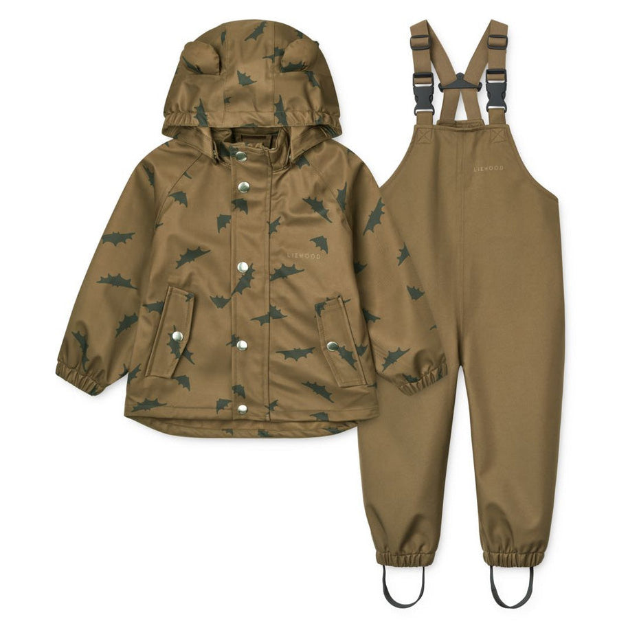 Παιδικό Αδιάβροχο Σετ Dakota Bats Khaki