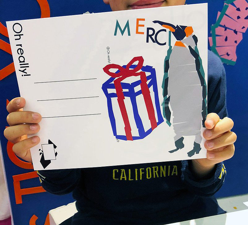 Κάρτες με Αυτοκόλλητα Christmas