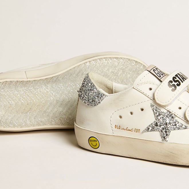 Παιδικό Αθλητικό Παπούτσι Golden Goose Glitter Silver Star