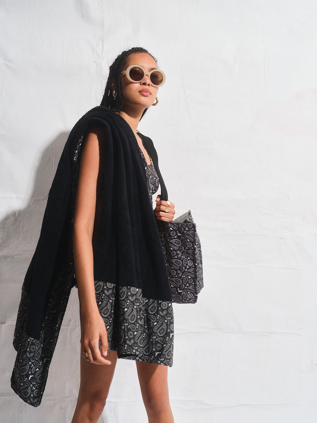 Πετσέτα Θαλάσσης Bandana Black