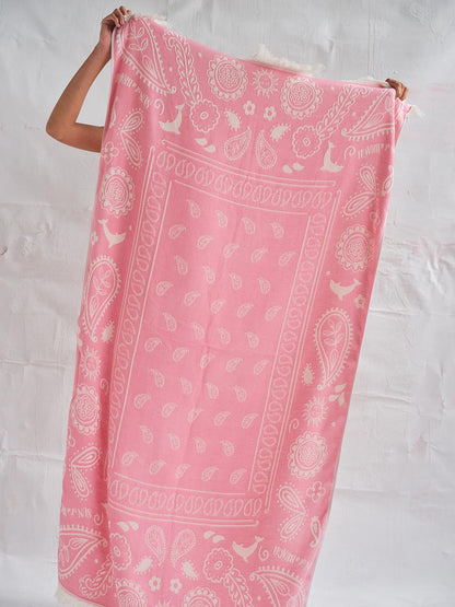 Πετσέτα Θαλάσσης Pareo Bandana Pink