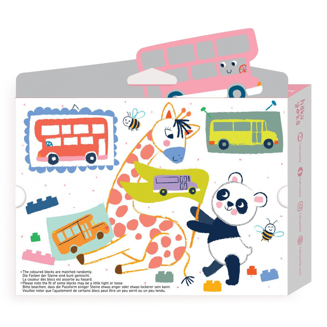 Σετ Κηρομπογιές - Τουβλάκια School Bus