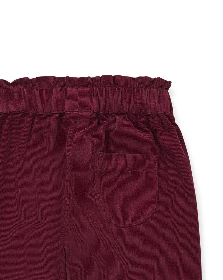 Βρεφικό Κοτλέ Παντελόνι Μπορντώ