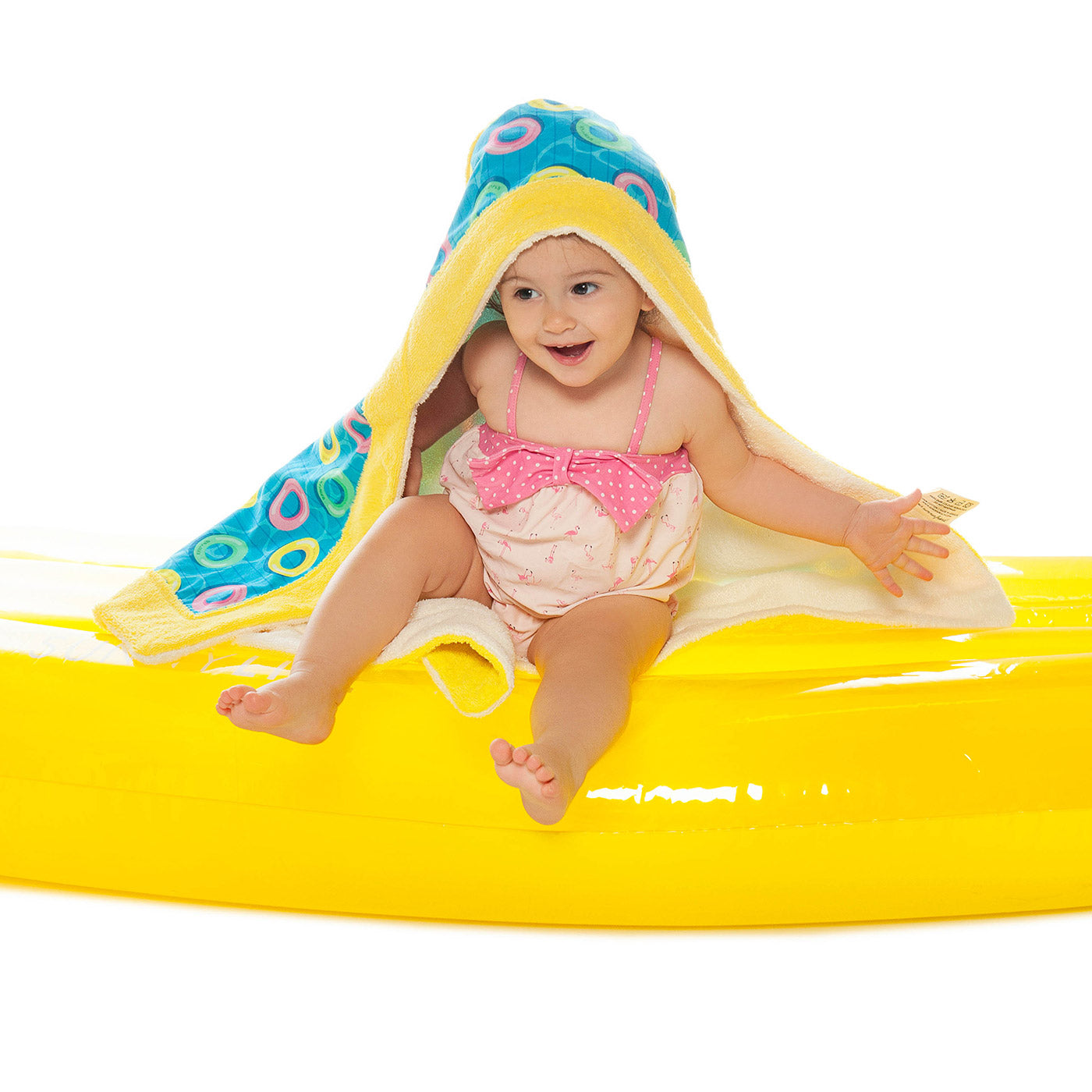 Μπουρνουζοπετσέτα Splash Yellow
