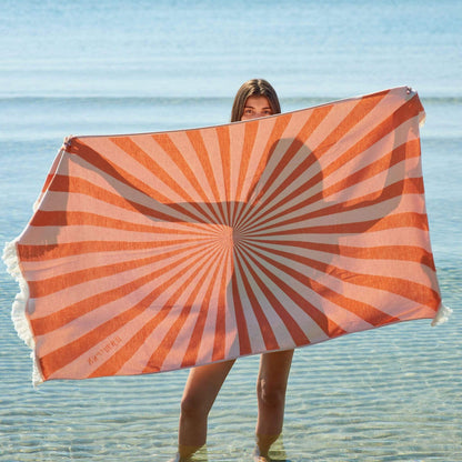 Πετσέτα Θαλάσσης Pareo Sunburst Orange