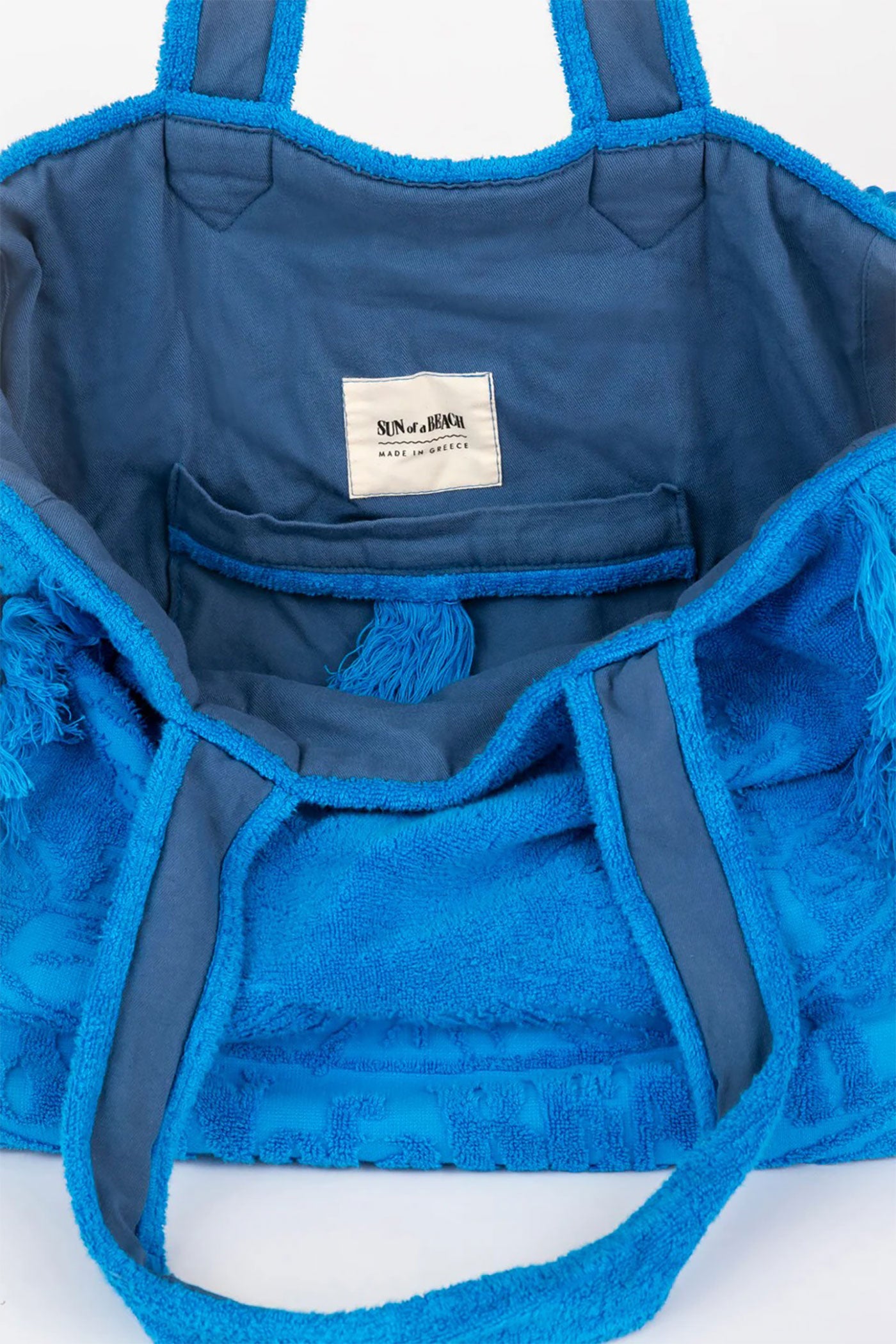 52A.MTTB/CBL # Mini Terry Tote Bag Cousteau 