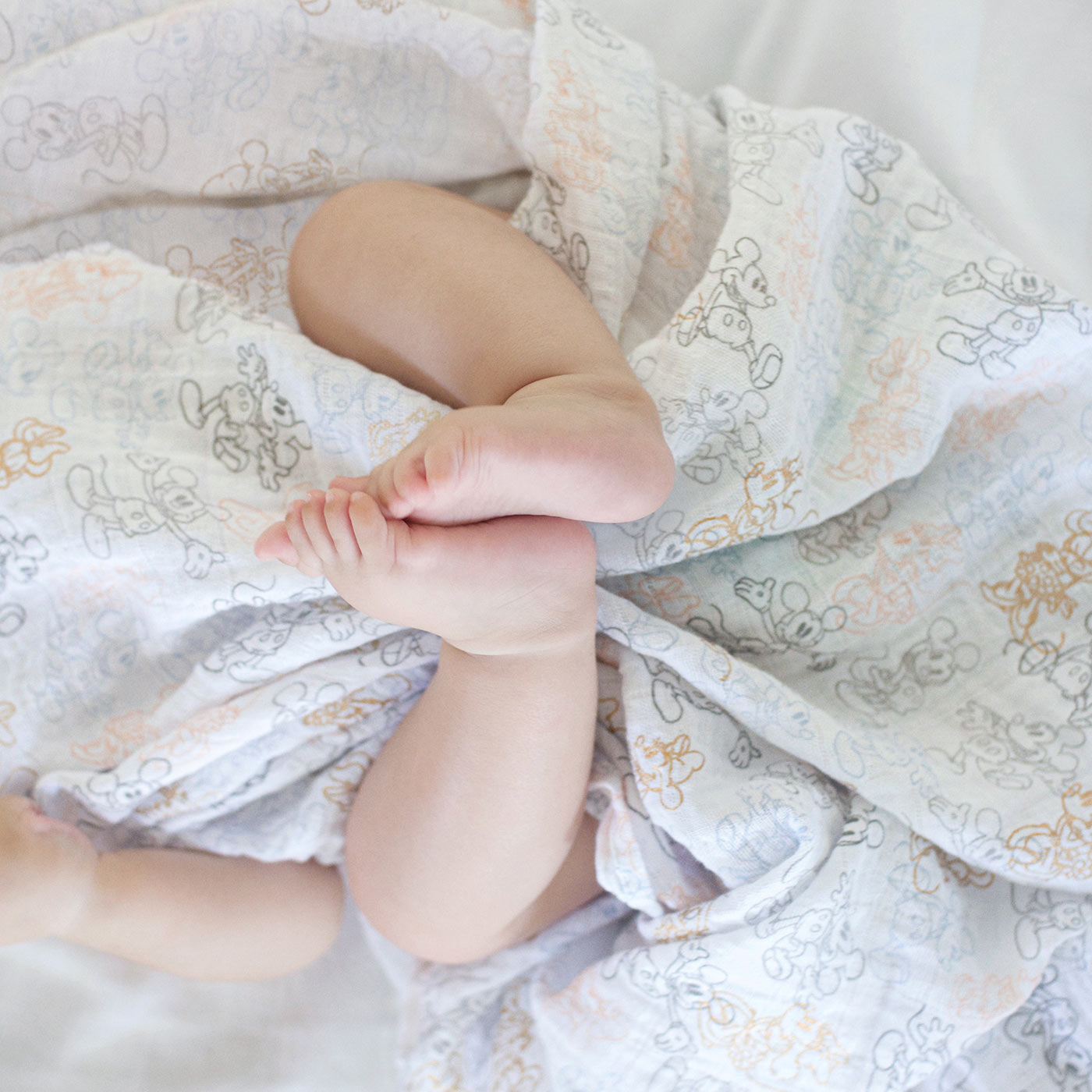 Σετ Μουσελίνες Πολλών Χρήσεων Mickey & Minnie