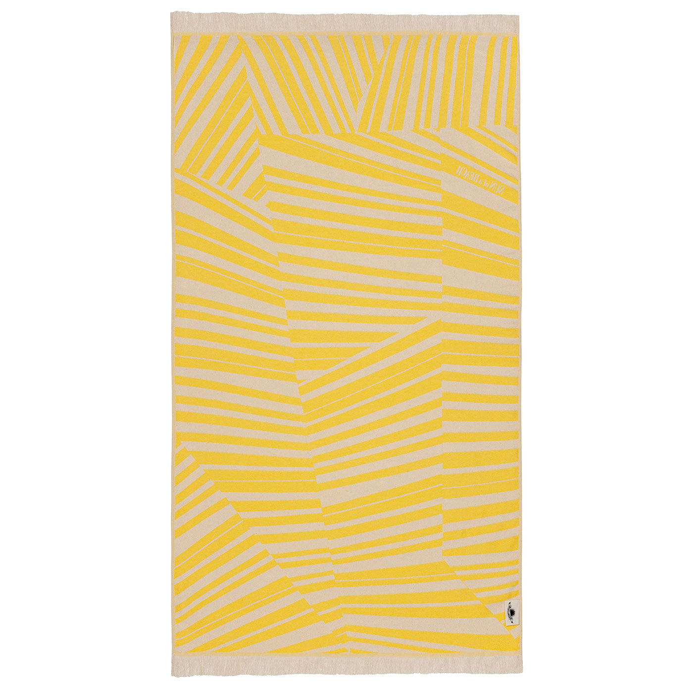 Πετσέτα Θαλάσσης Pareo Cycladic Tiles Yellow