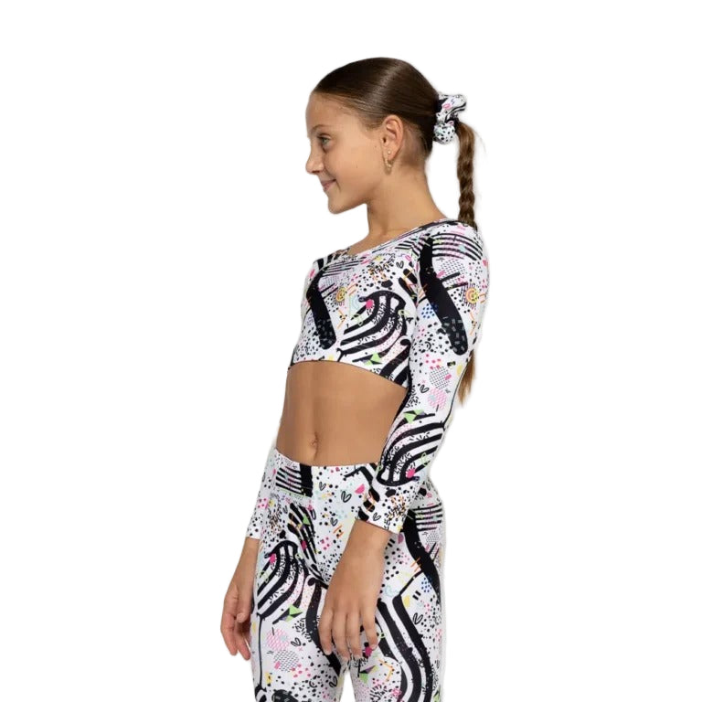 52B.VW-LSTOP-WHITEFEEL # Παιδική Αθλητική Μακρυμάνικη Μπλούζα White Feelstorm