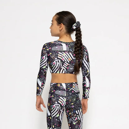 52B.VW-LSTOP-BLACKFEEL # Παιδική Αθλητική Μακρυμάνικη Μπλούζα Black Feelstorm