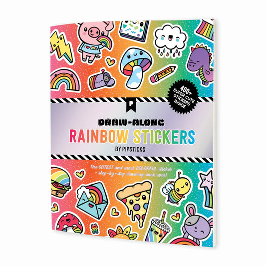 Βιβλίο Ζωγραφικής με Αυτοκόλλητα Rainbow
