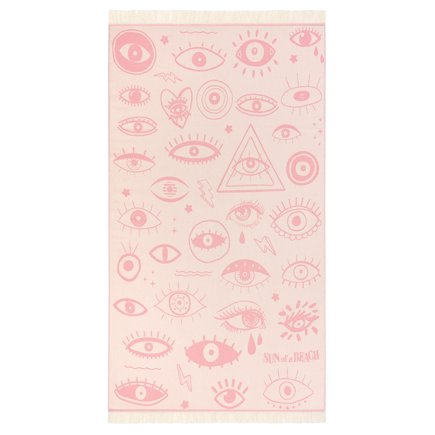 Πετσέτα Θαλάσσης Pareo Electric Eyes Pink