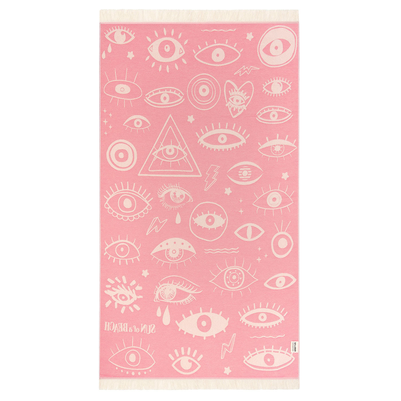 Πετσέτα Θαλάσσης Pareo Electric Eyes Pink