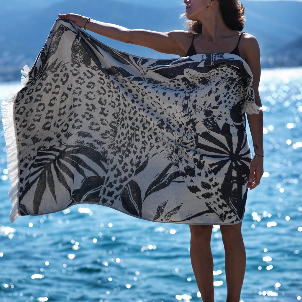 Πετσέτα Θαλάσσης Pareo Jungle Leopard
