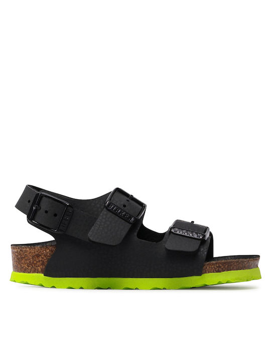 Παιδικό Σανδάλι Milano Desert Soil Black Lime