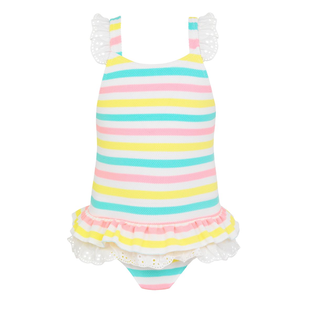 Βρεφικό Ολόσωμο Μαγιώ με Πολύχρωμες Ρίγες