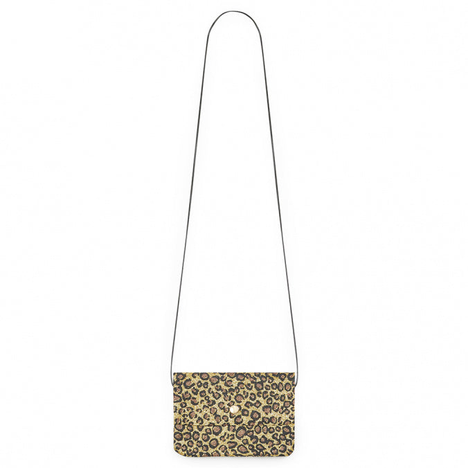 Παιδική Τσάντα Ώμου Leopard Gold