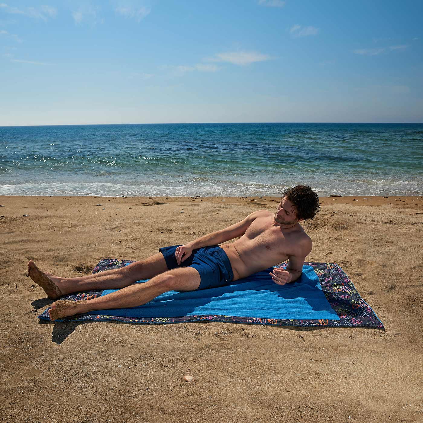 Πετσέτα Θαλάσσης Acapulco Rough Blue