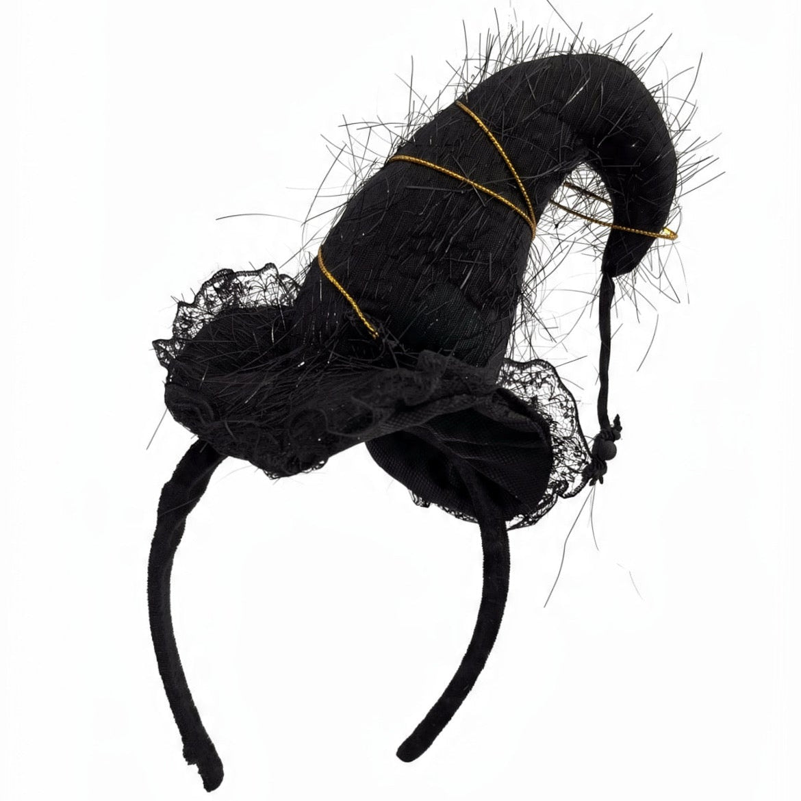 62B.HL-HEAD-HAT-BLACK # Παιδική Στέκα Μαλλιών Καπέλο με Αράχνη