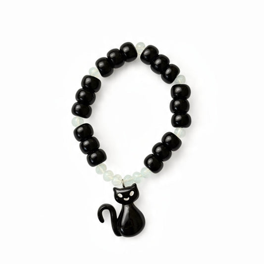 62B.HL-BRAC-CAT # Παιδικό Βραχιόλι Black Cat