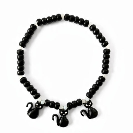 62B.HL-NECK-CAT # Παιδικό Κολιέ Black Cats