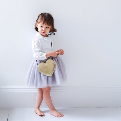 Παιδική Τσάντα Ώμου Gold Heart