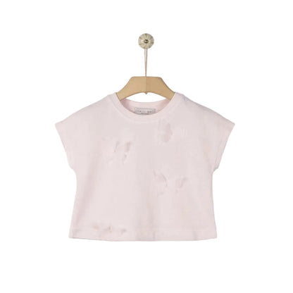 62A.41310321009 # Βρεφική Κοντομάνικη Μπλούζα T-Shirt Oris Butterfly Pink